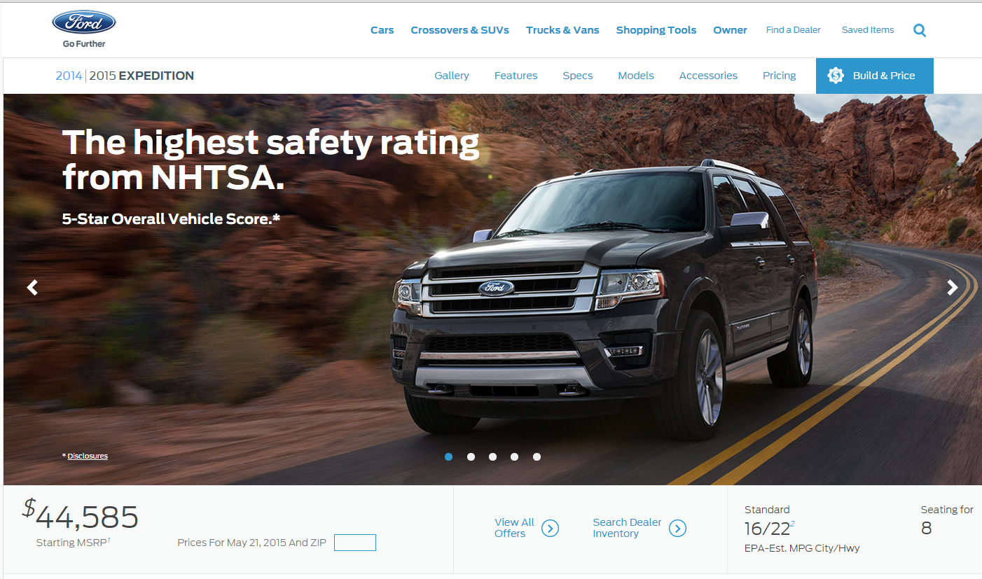 Optimizing keywords for Ford.com